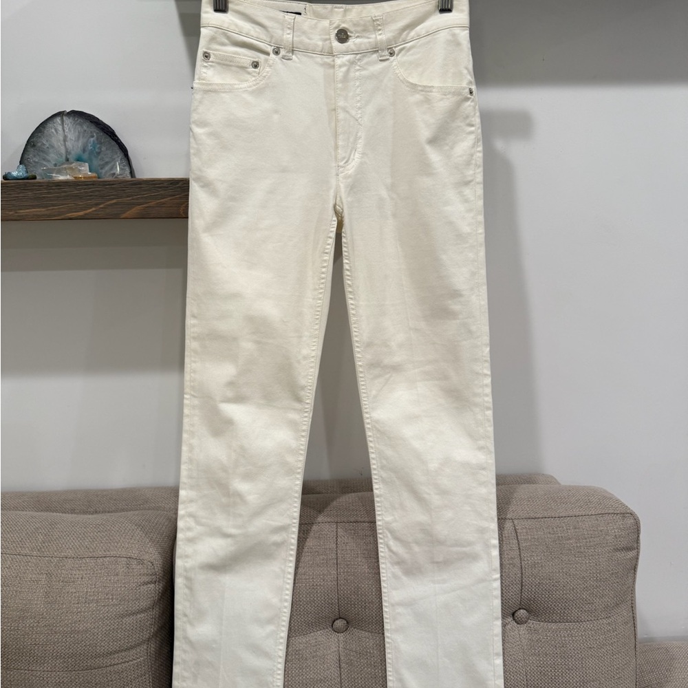 Gucci Women's Cream Boot Cut Jeans
